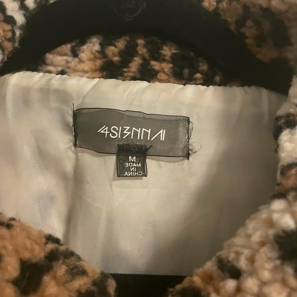 4si3nna leopard jacket size medium - Picture 3 of 3